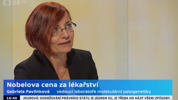 Nobelova cena za fyziologii a lékařství - rozhovor D. Stacha s G. Pavlínkovou o transkripčním faktoru HIF