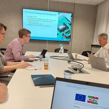 Delegace projektu MiCoBion navštívila KU Leuven Research & Development technology transfer office