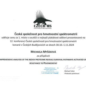 Knowledge on tour: Česká konference hmotnostní spektrometrie 2024
